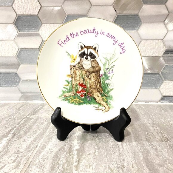 Lasting Memories Fine Porcelain "Find The Beauty In Every Day" Plate Decor 6 In. - Picture 2 of 6